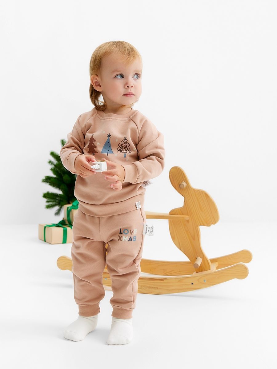Костюм (свитшот и брюки) Крошка Я "Игрушки", рост 80-86 см