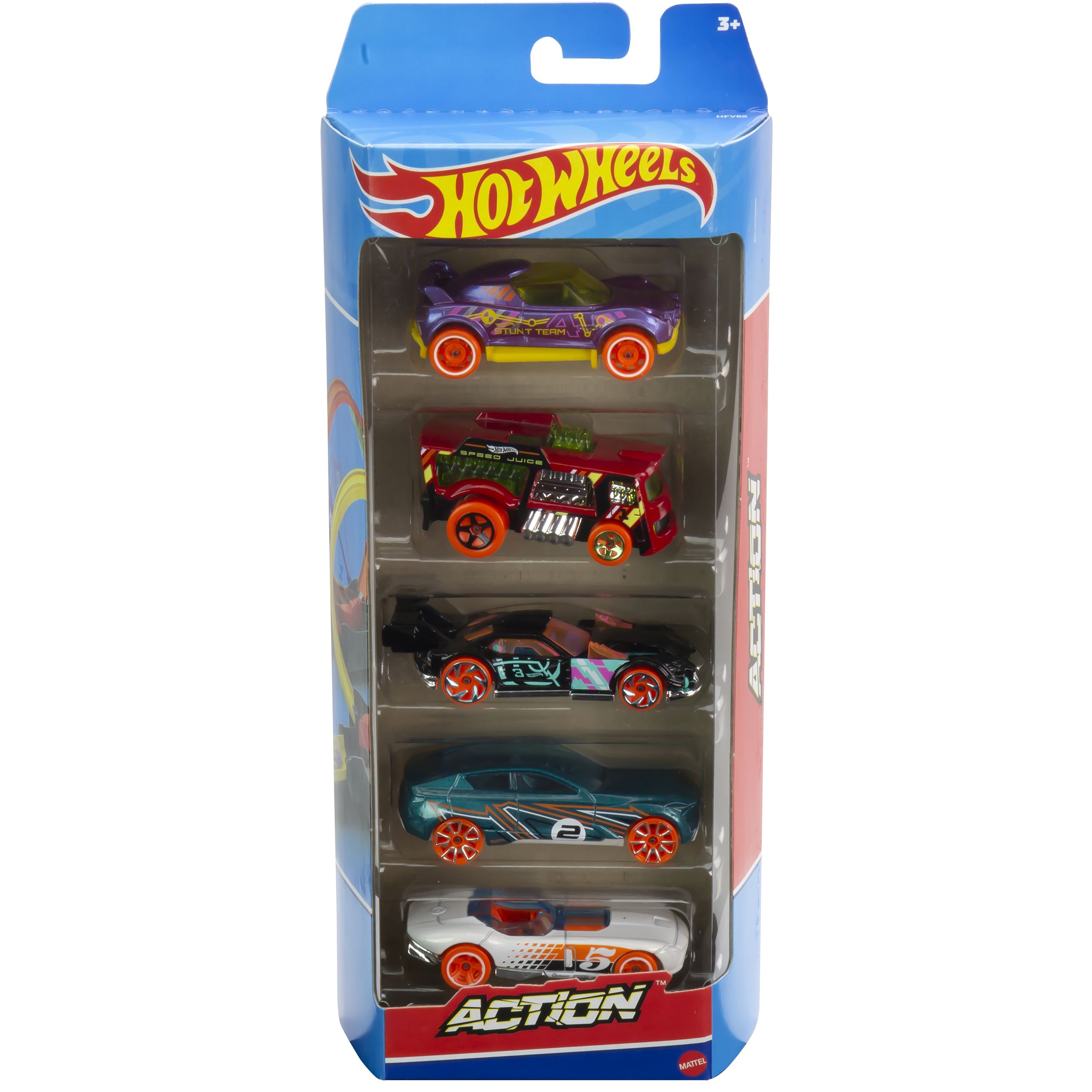 Hot Wheels Cars, набор из 5 игрушечных машинок или грузовиков в