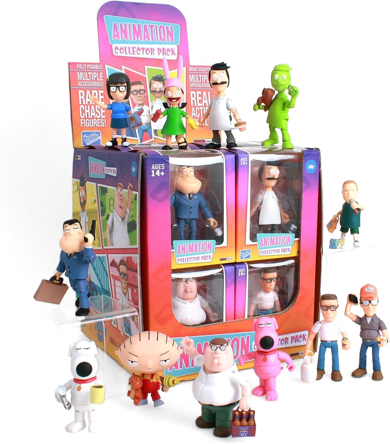 Коллекционная фигурка - Fox Animation Action Vinyls, 1 случайный сюрприз-бокс