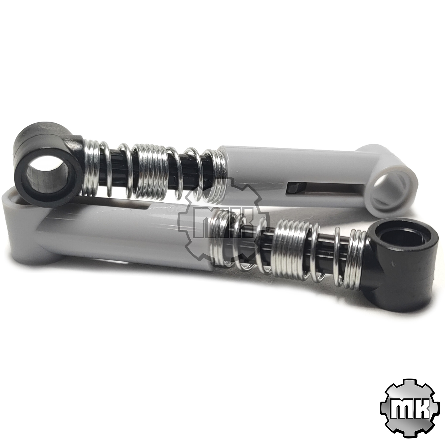 Амортизатордляконструктора,731с04,серый,жесткаяпружина,легосовместимый,набор10шт.