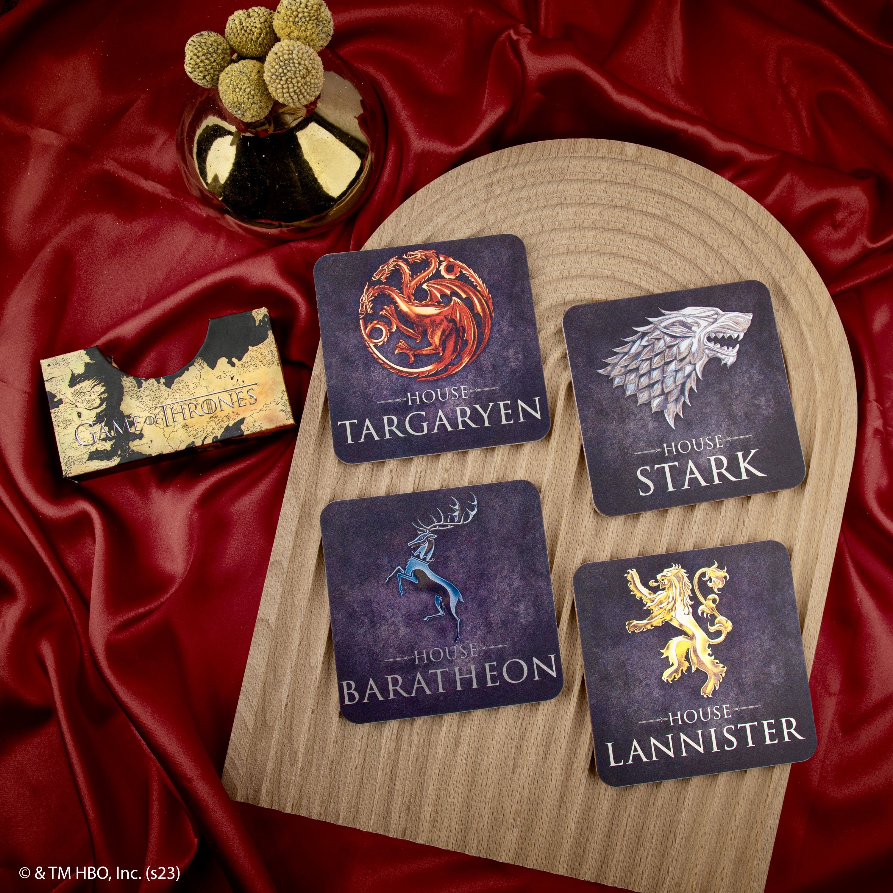Игра престолов / Game of Thrones Набор из 4 подставок под кружки