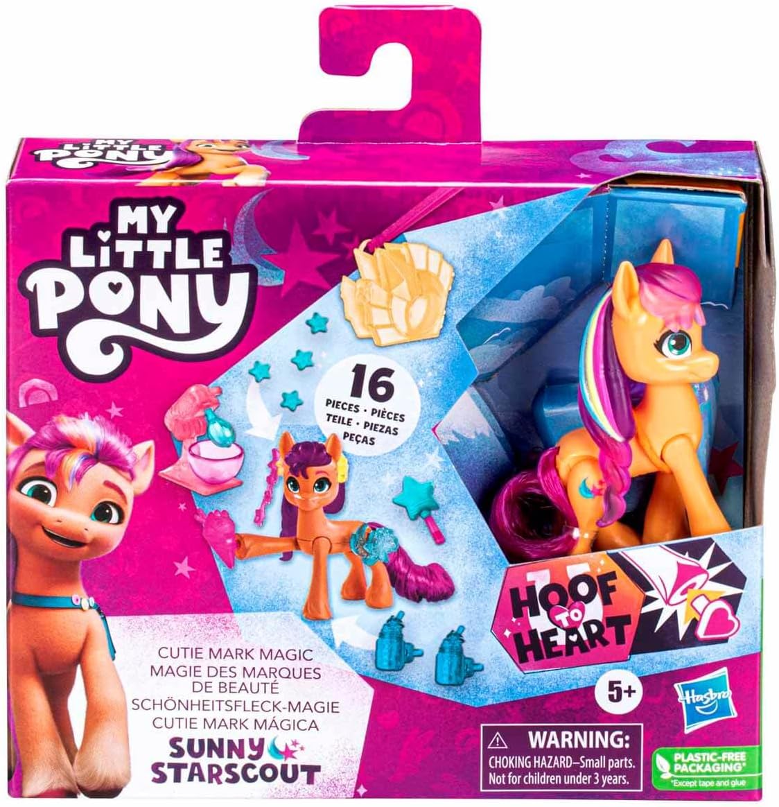 Май Литл Пони / My Little Pony Фигурка Sunny Starscout с аксессуарами серия Cutie Mark Magic (8см)