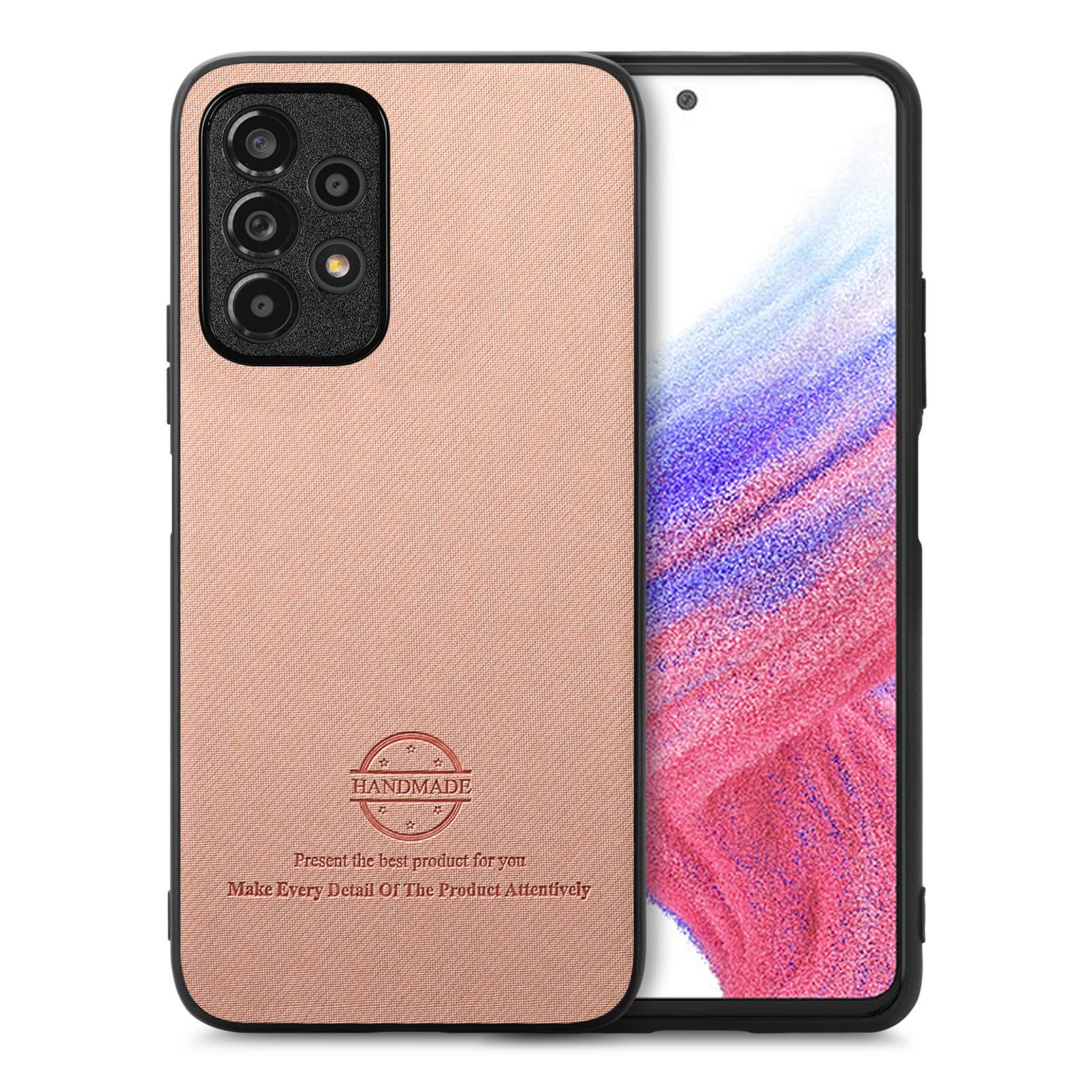 智能手机壳 用于 Samsung Galaxy A33, 热塑性聚氨酯, 粉红色
