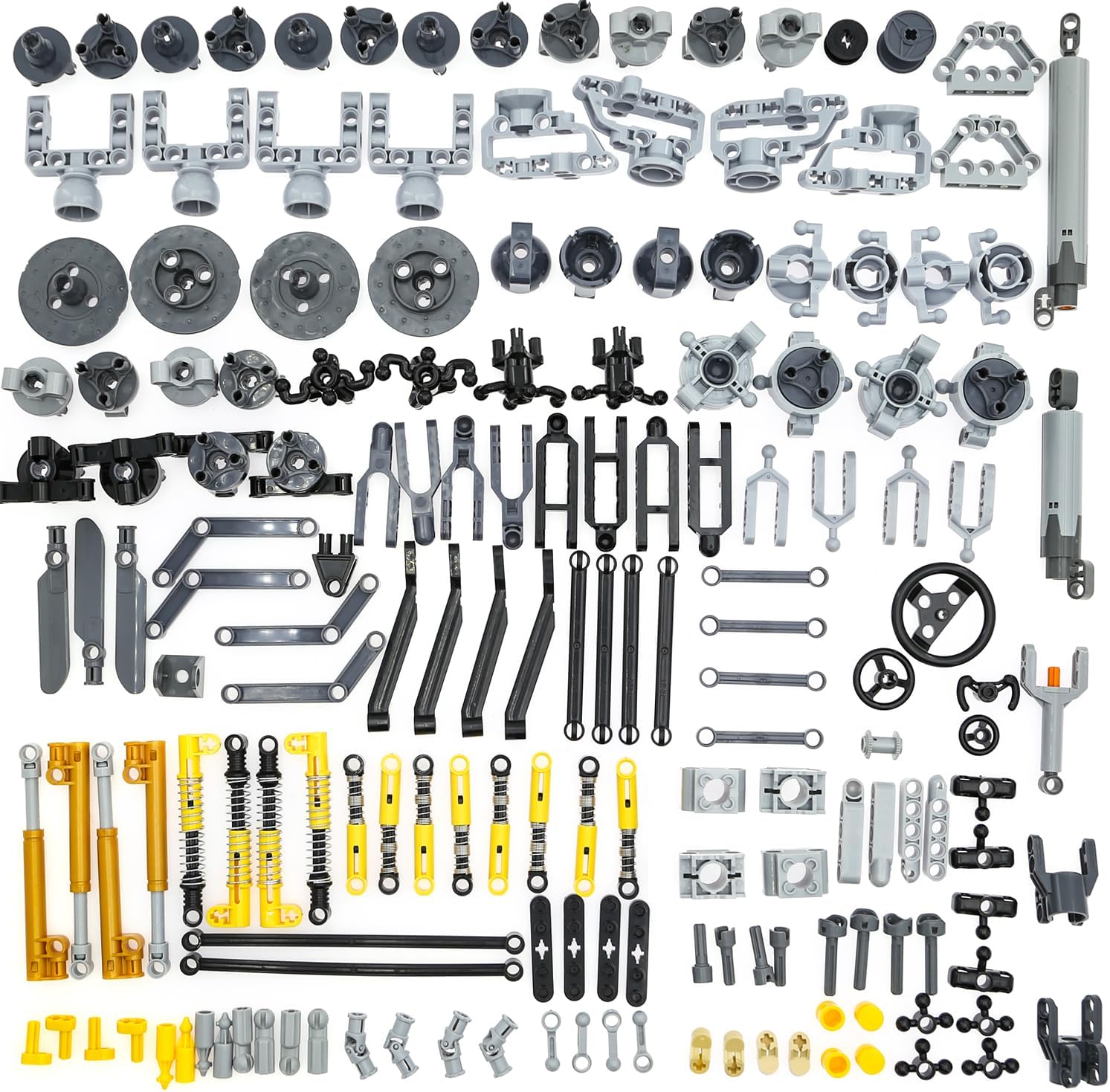 169шт.TechAxlePinConnectors,подвескаведущихосей,амортизаторыит.д.СовместимостьсlegoМеханическиеMOCстроительныеблокичастейиаксессуаров
