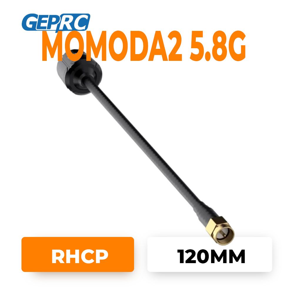 GEPRC Momoda2 5.8GHz RHCP SMA 120mm antenna GEPRC Momoda2 5.8GHz RHCP SMA 120mm antenna