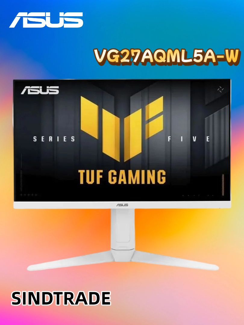 ASUS27"МониторTUFGAMINGVG27AQML5A-W,белый