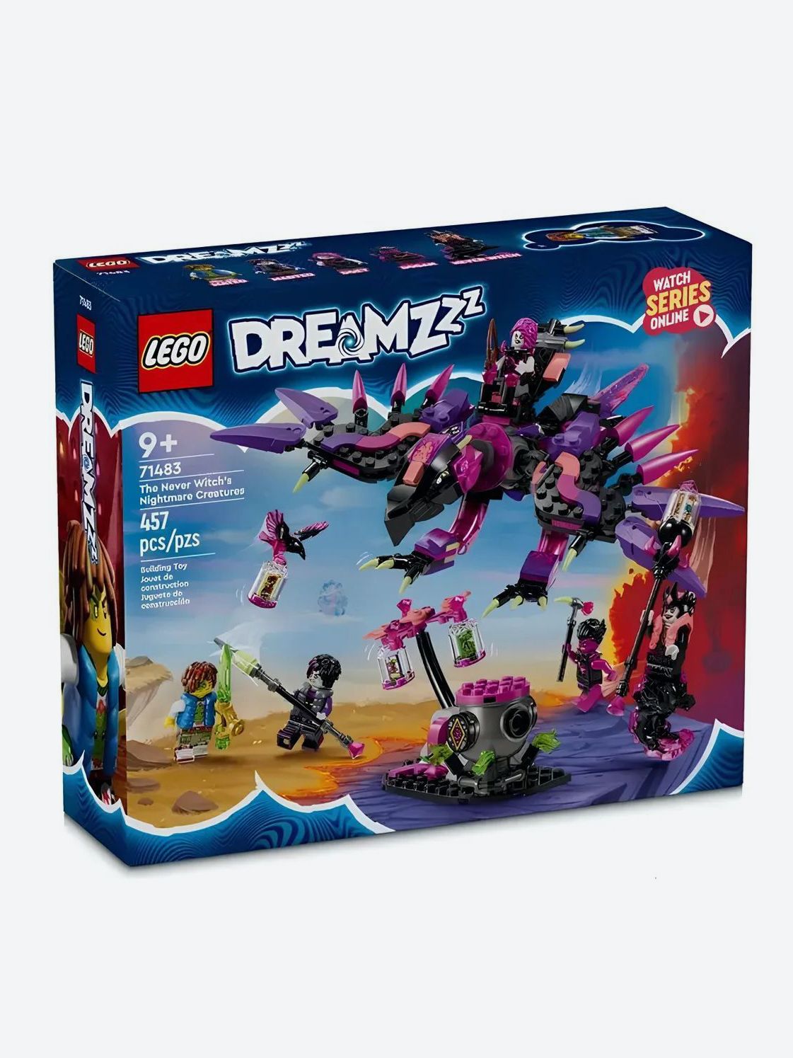 Конструктор LEGO Dreamzzz Кошмарные существа Ведьмы Невер, 457