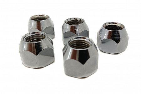 Гайкиколесные"redBTR"М14х1,5(упаковка5шт)открытыеd22высота18мм,подключ22,длястальныхдисков