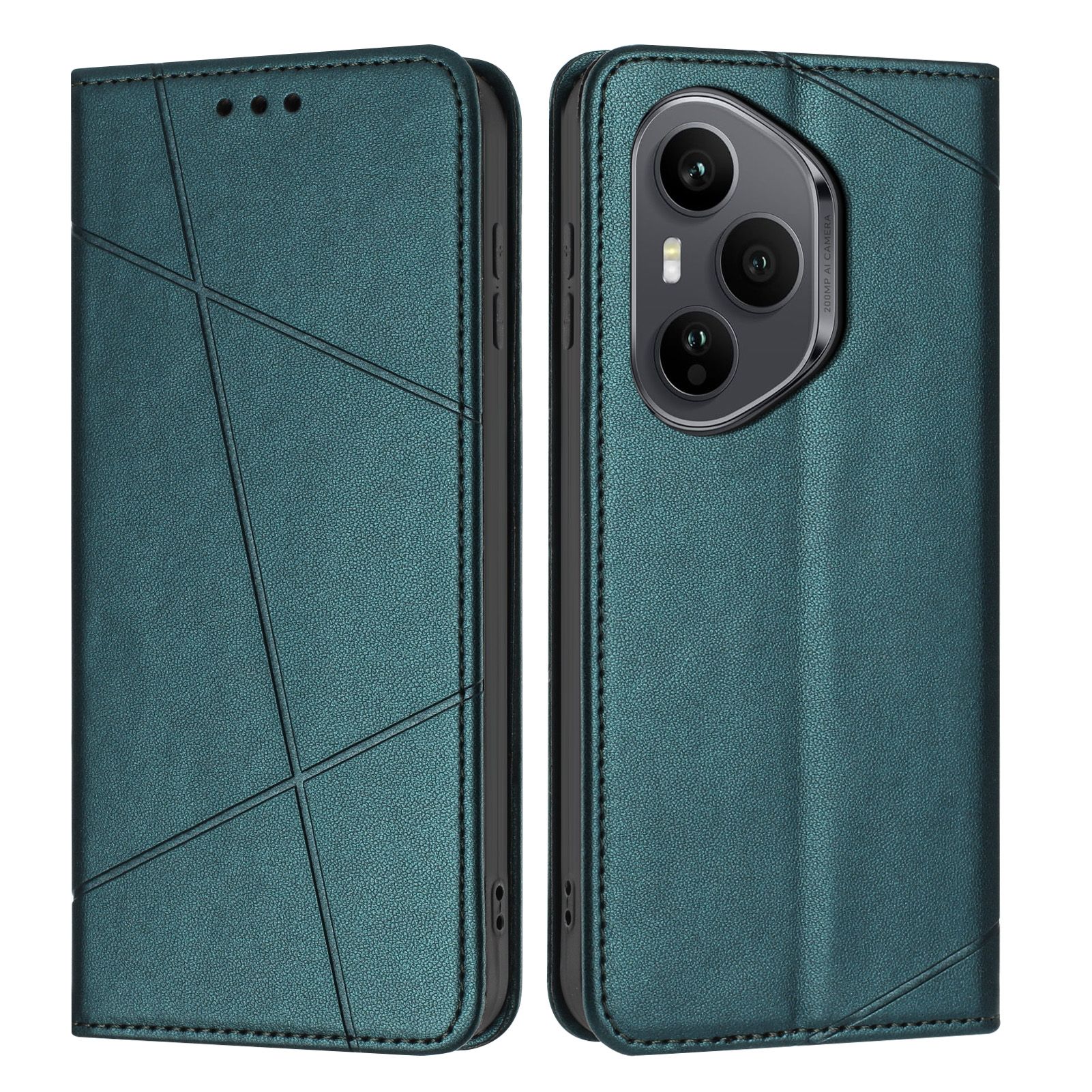 ЧехолкнижкадляHonor400Pro/Хонор400Просслоткартыстендмагнитныйкожаныйфлипкнижкачехол