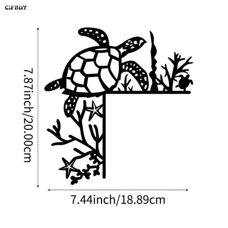 Металлическоепанночерепахаантикоррозийноедлядоманастенныйдекорвморскомстиле