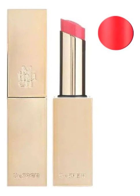 M Touch Shine Lipstick CR02 Stunning coral