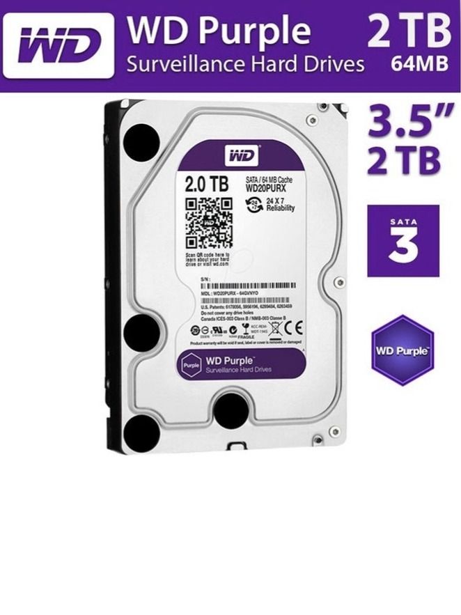 WesternDigitalВнутреннийжесткийдиск(20pur)