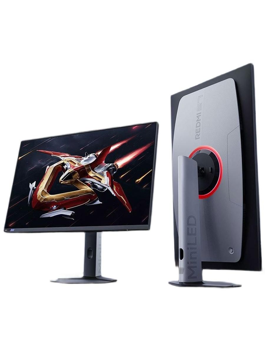 Xiaomi27"МониторRedmiGPro27Q(P27QDA-RGP)MiniLED1152зоны1мсотклика,IPS,2560x14402K,180Гц,черныйматовый,светло-серый
