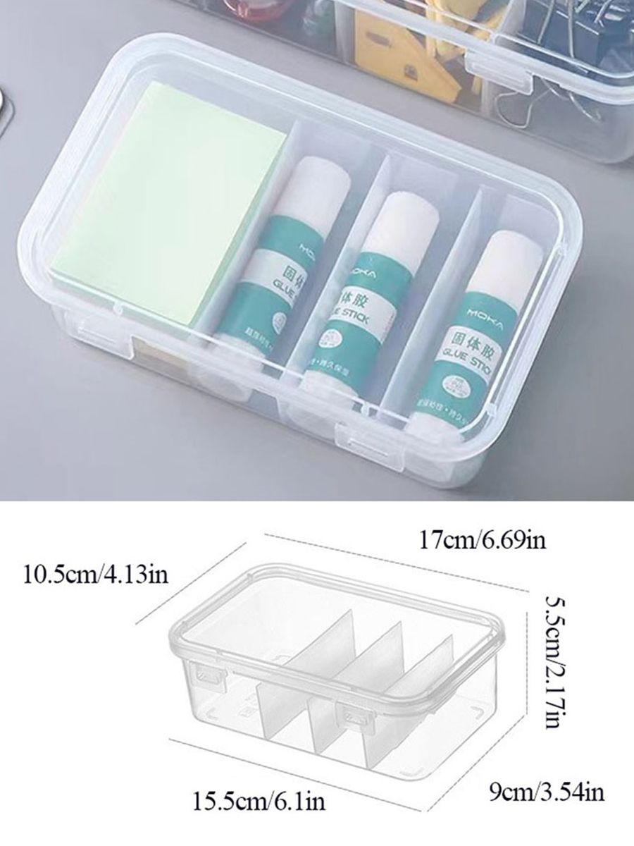 Ящикдляхранениядлина17см,ширина10.5см,высота5.5см.