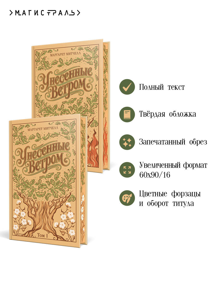 Унесенные ветром. (комплект из 2-х книг) | Gone with the Wind (2-Book Set) - Ozon image 1