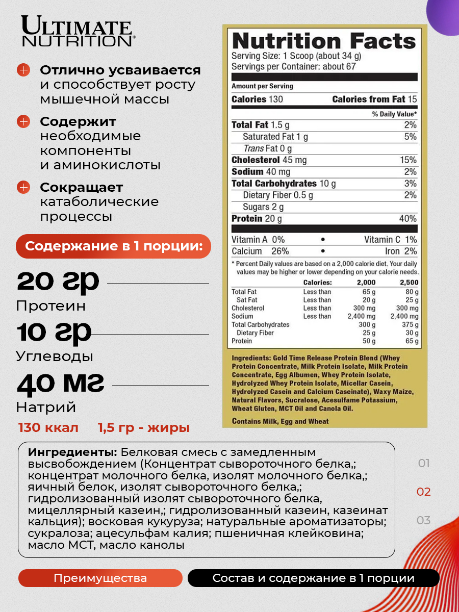 Ultimate Nutrition, SYNTHOGOLD, 5lb (2.27kg) Chocolate