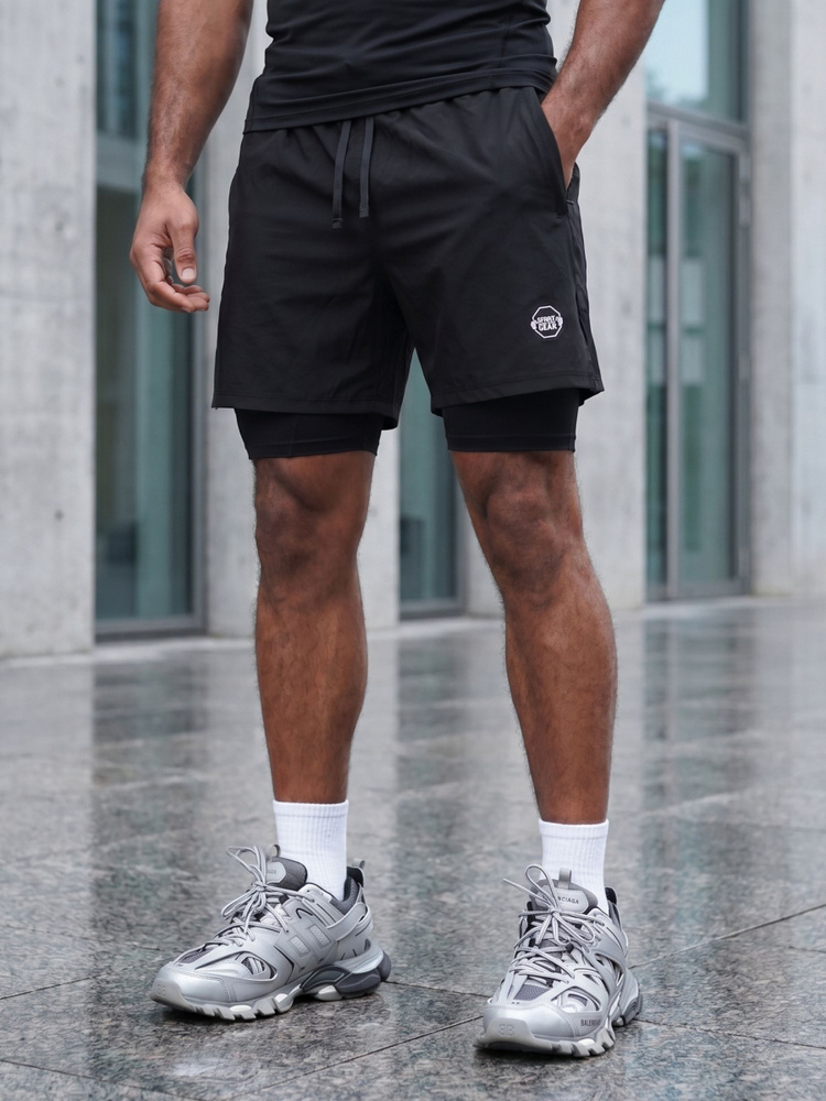 Шорты SPORT GEAR с тайтсами #1