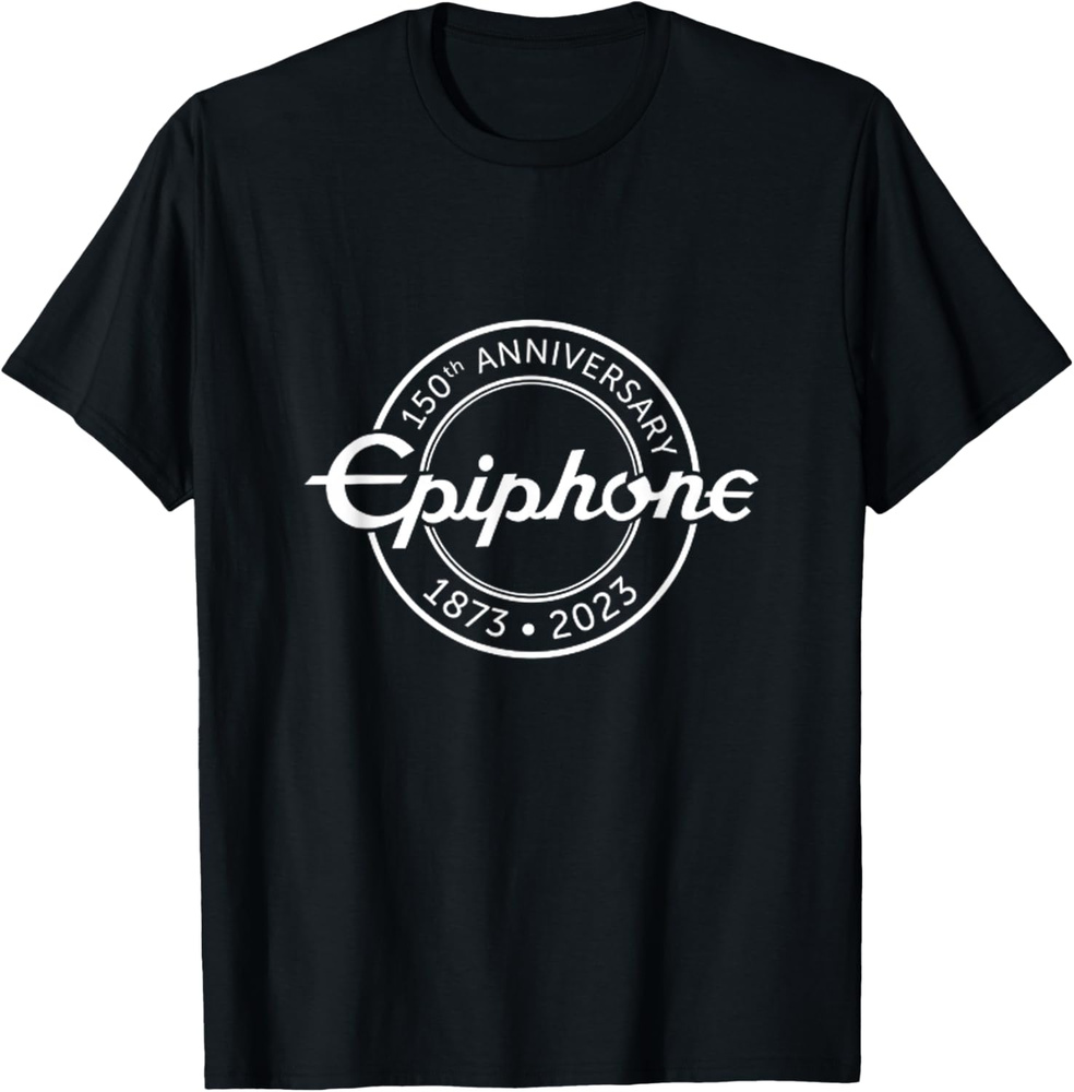 Футболка Футболка Epiphone 150th Anniversary TShirt  Guitar Apparel UnisexAdults UnisexKids Black Small #1