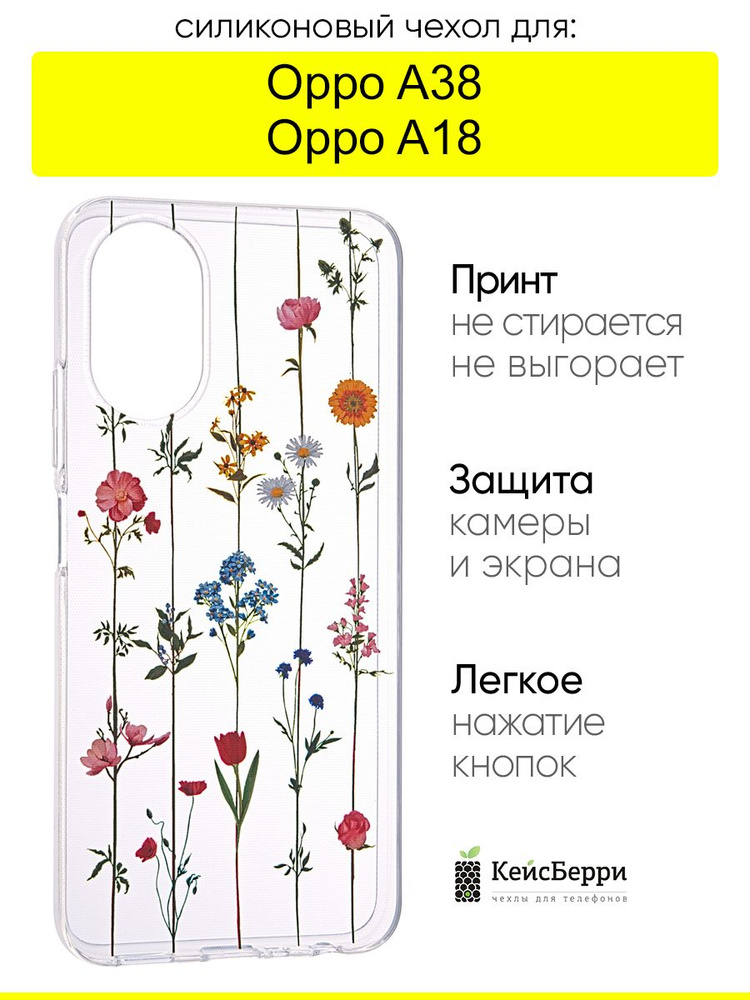 Чехол для Oppo A38 / A18, серия Clear #1