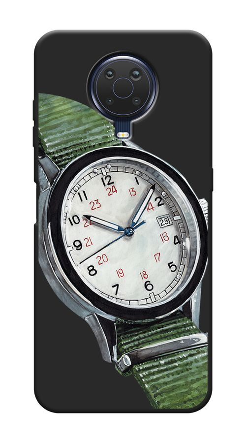 Матовый силиконовый чехол на Nokia G20/G10 / Нокиа G20/G10 Наручные ...