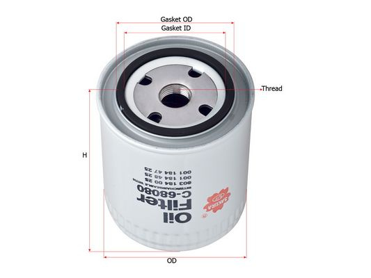 Фильтр масляный Sakura MB Transporter/HANOMAG/ГАЗель - купить по ...