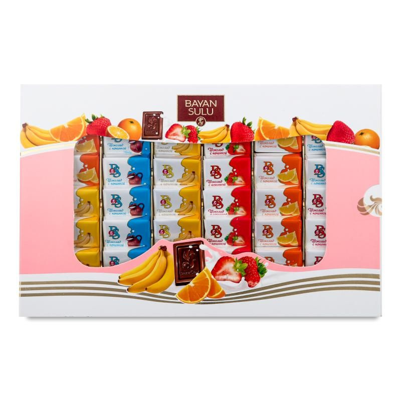 Набор молочного шоколада Казахстанского фруктовые 240гр - купить с ...