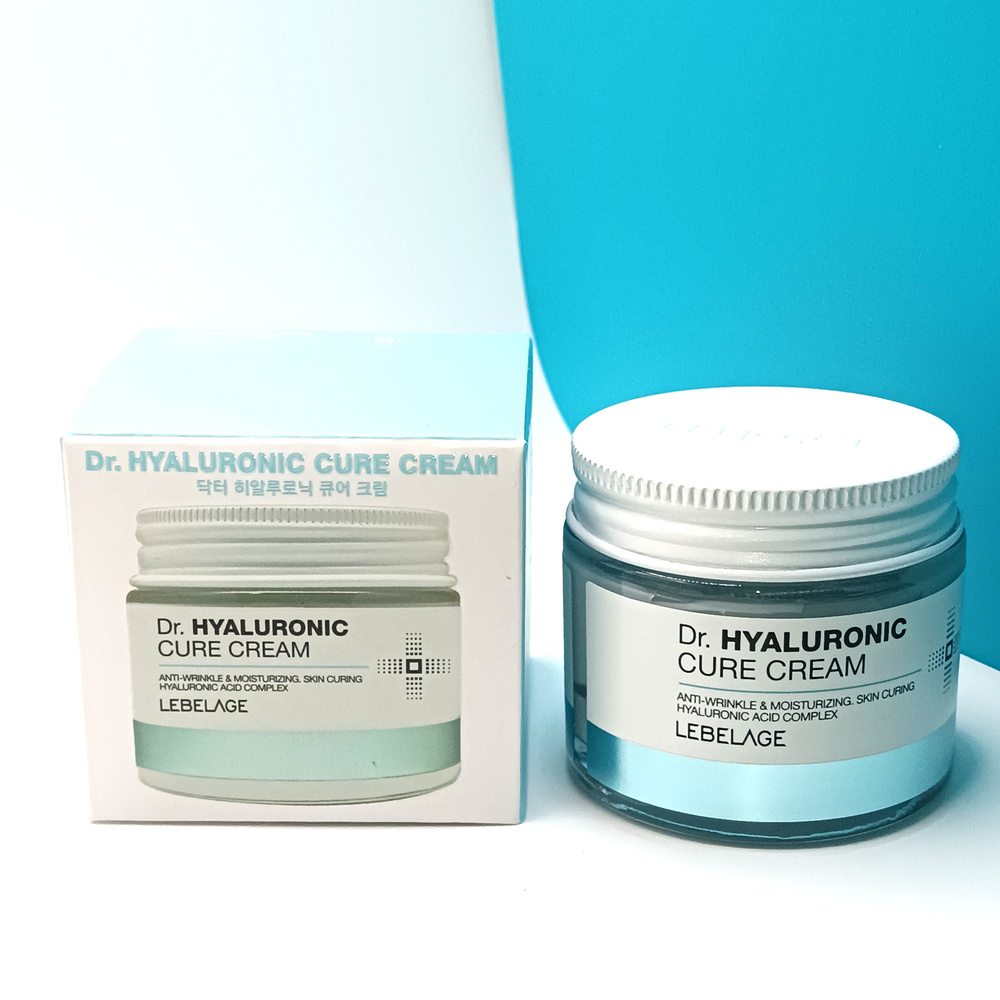 Крем для лица увлажняющий с гиалуроновой кислотой Lebelage Dr.HYALURONIC Cure Cream  #1