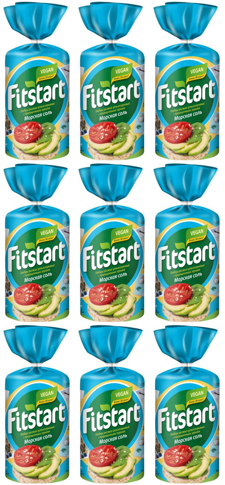 Fitstart Хлебцы рисовые Морская соль, 90 г, 9 шт #1