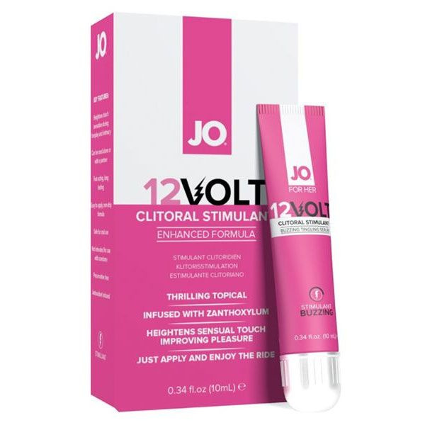 System JO For Her Volt 12V Clitoral Stimulant, 10 мл - возбуждающая сыворотка мощного действия  #1