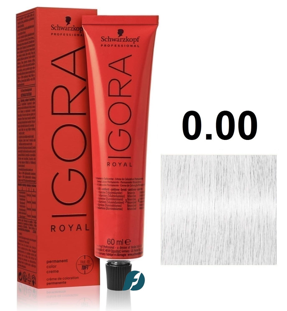Schwarzkopf Professional Igora Royal Крем-краска для волос 0-00, 60мл #1