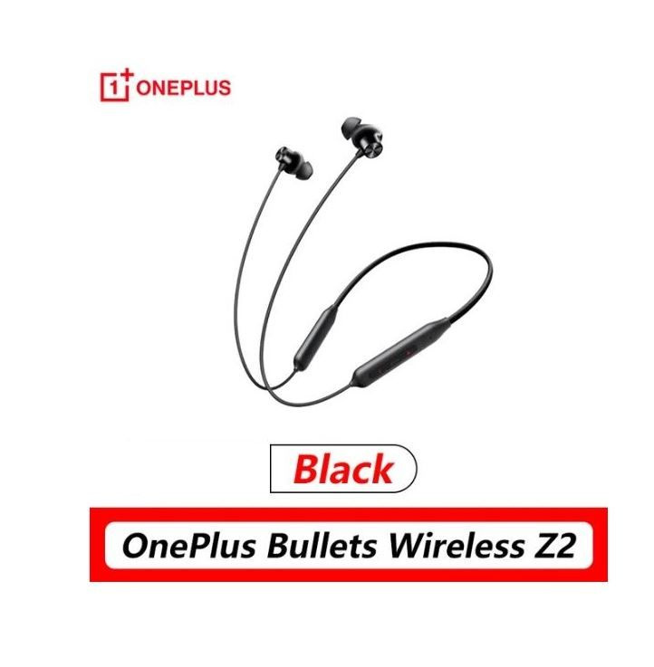 OnePlus Наушники беспроводные с микрофоном Oneplus Bullets Wireless Z2, Bluetooth, USB Type-C, черный #1