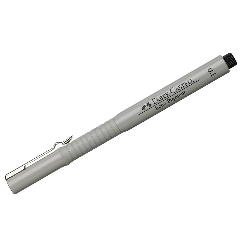 Ручка Faber-Castell Капиллярная, Линер, толщина линии: 0.1 мм, цвет: Черный, 1 шт.  #1