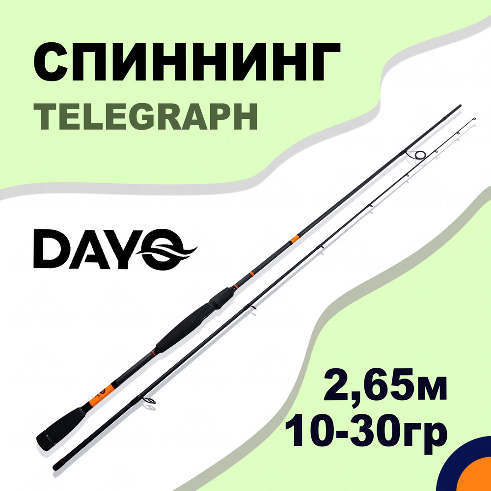 Спиннинг DAYO TELEGRAPH 10-30 гр 2,65 м для рыбалки #1