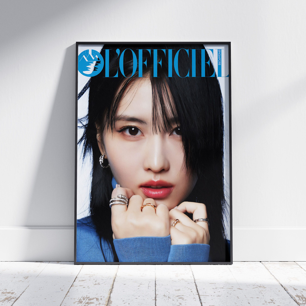 Плакат на стену для интерьера TWICE (Момо - Momo 2) - Постер по K-POP музыке формата А3 (30x42 см) #1