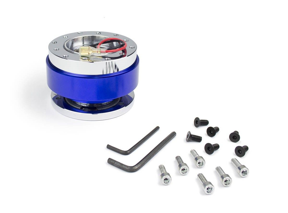 Переходник для руля, быстросъемный, синий, универсальный - купить по ...