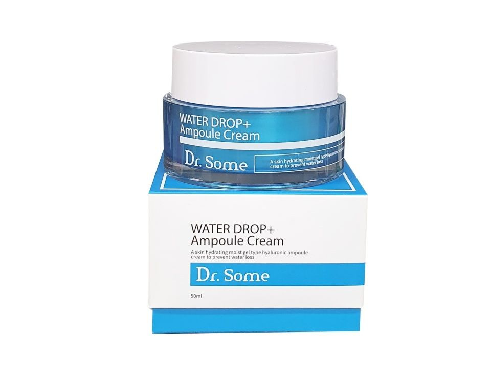 Dr. Some WATER DROP Ampoule Cream Увлажняющий гиалуроновый ампульный ...