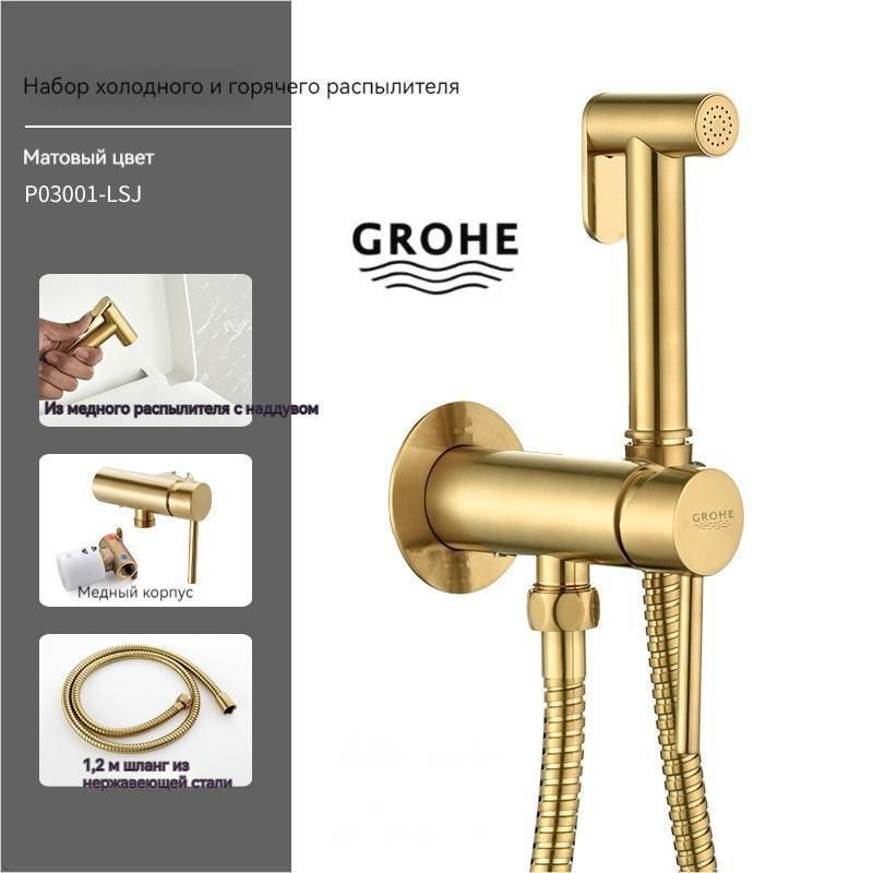 GROHE - Смеситель однорычажный с гигиеническим душем #1