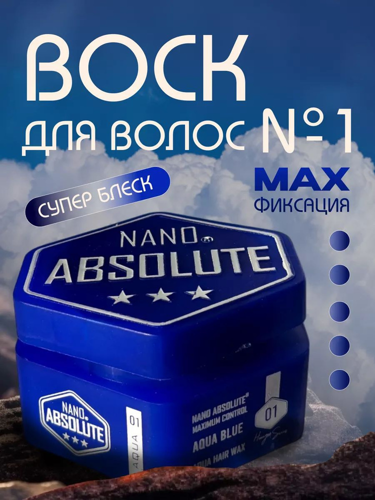 NANO ABSOLUTE Воск для волос, 150 мл #1