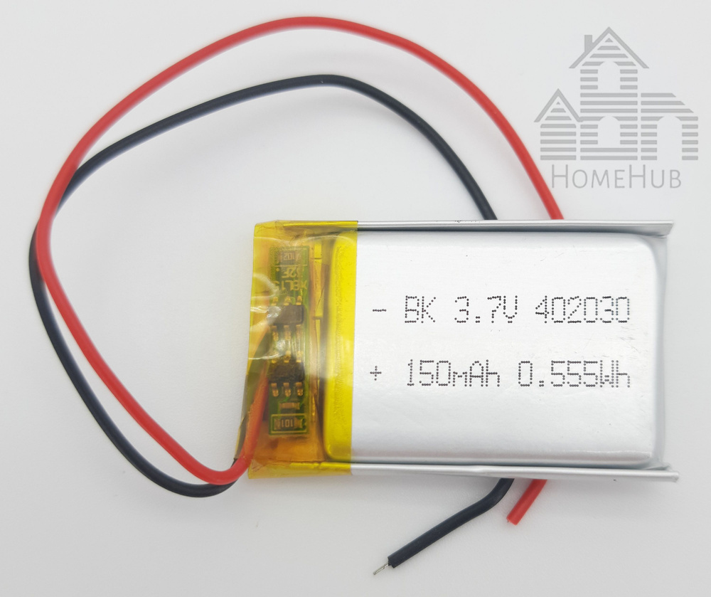 Аккумулятор Li-pol, 402030, 3.7V, 150mAh, гибкие #1