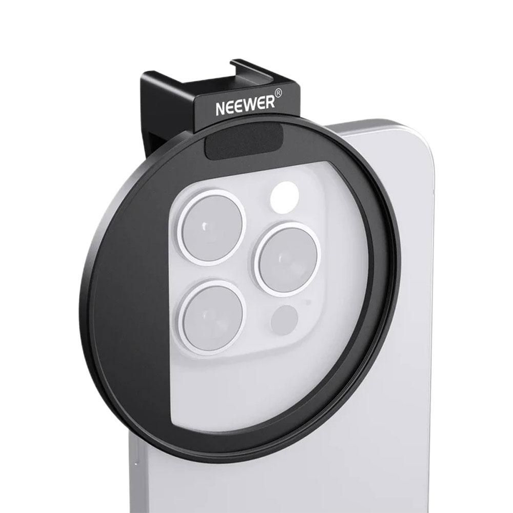 Neewer 67mm держатель фильтров для iPhone 15/14/13/12 с холодным башмаком Профессиональный адаптер для #1