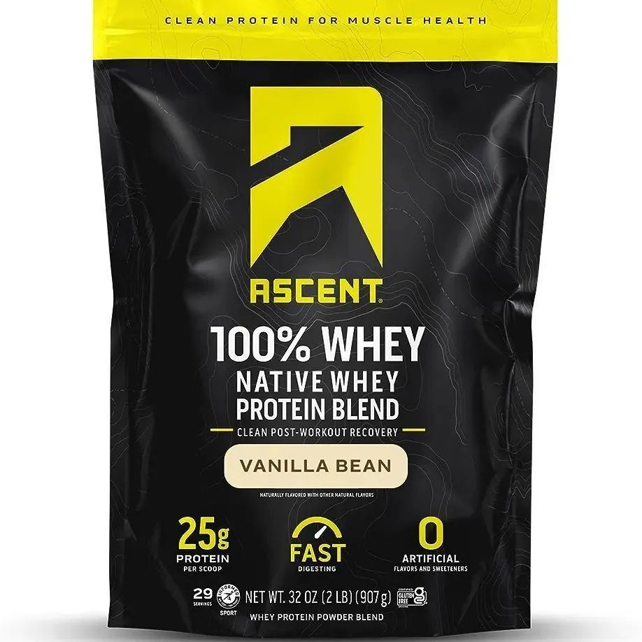 Протеин Ascent Native Fuel Whey protein 907г - ваниль #1