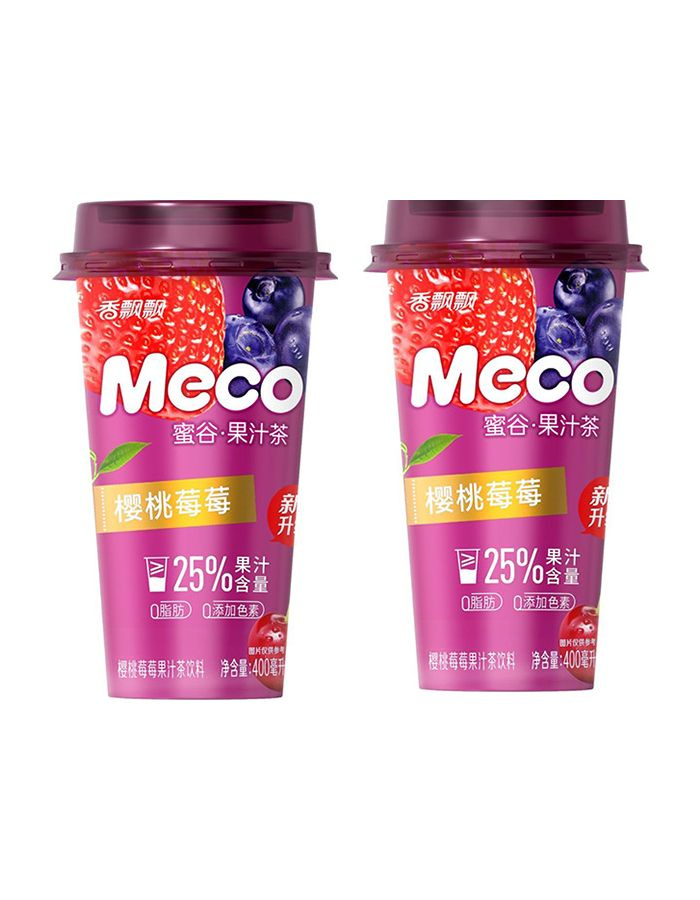 Фруктовый чай MECO со вкусом вишни, черники и клубники, 2 шт x 400 мл  #1