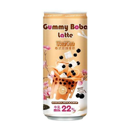 Напиток Os Bubble Gummy Boba Latte Thai Tea 0,47л ж/б Тайвань #1