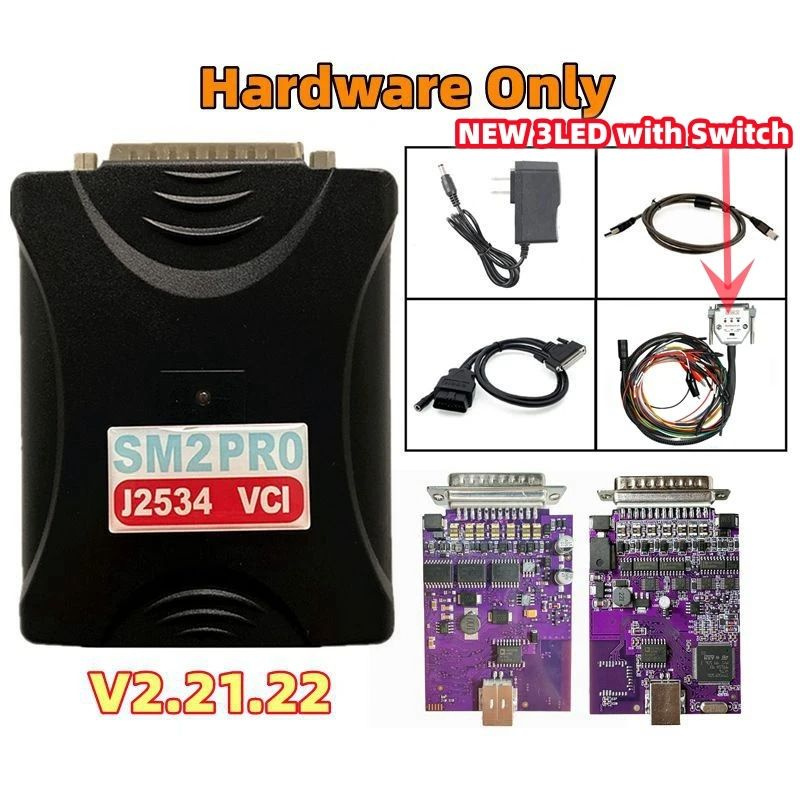 SM2 PRO J2534 новая VCI программа ECU ключ 67 в 1 ECU чтение и запись V1.20 EEPROM FLASH OBD SM2 12 В/24 #1