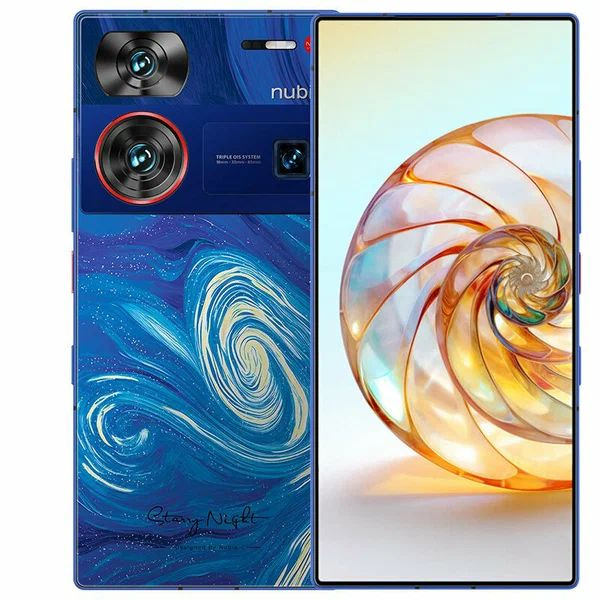 ZTE Смартфон Nubia Z60 Ultra Starry Night Van Gogh Special Edition CN 16/512 ГБ, синий  #1