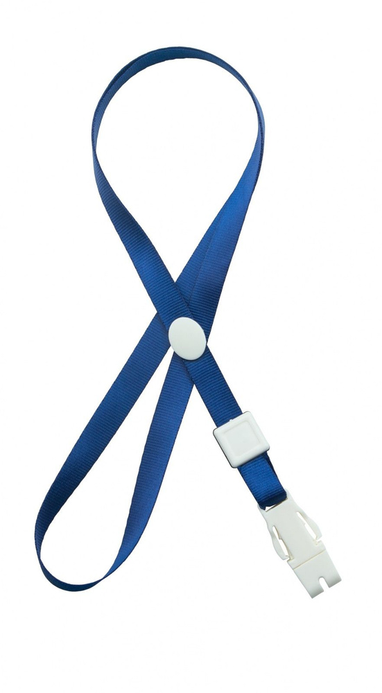 Держатель для бейджа Attache c пластиковым замком, синий - купить с ...