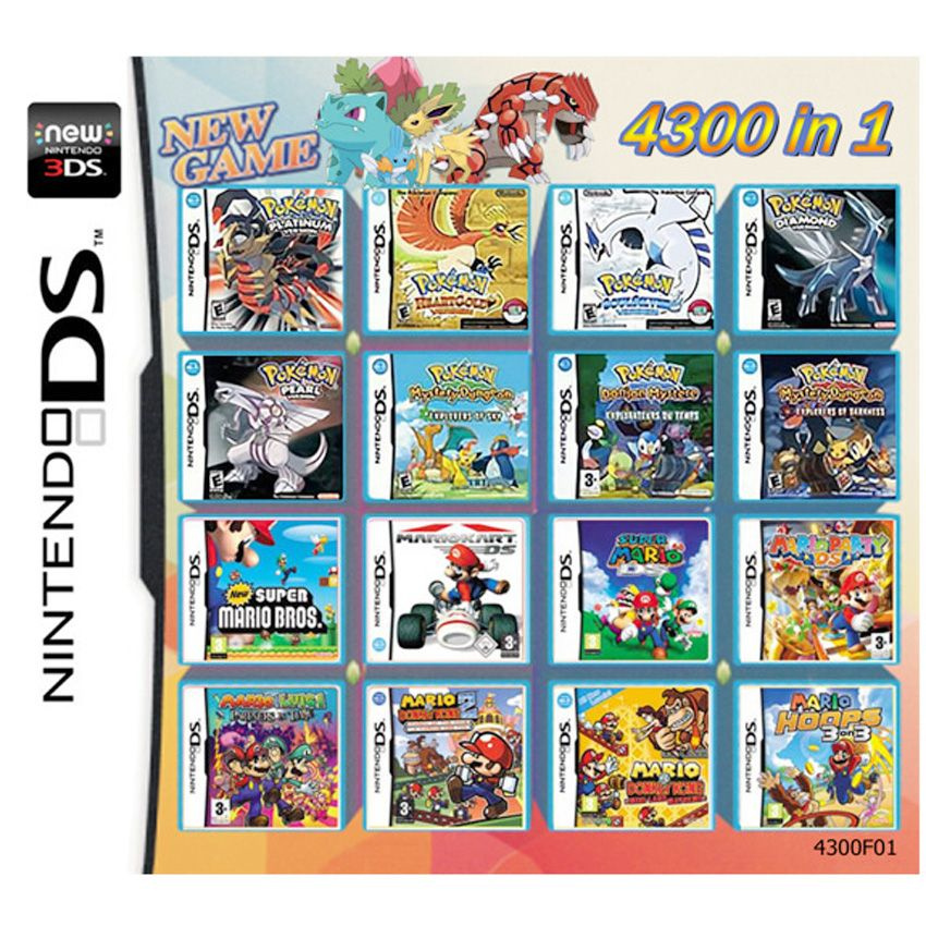 Игра 4300IN1 (Nintendo 3DS, Nintendo DS, Английская версия) #1