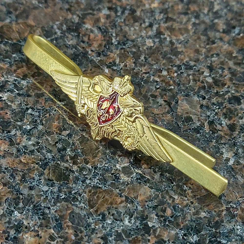 Заколка зажим закрепка для галстука МО (ВС) РФ - купить с доставкой по ...