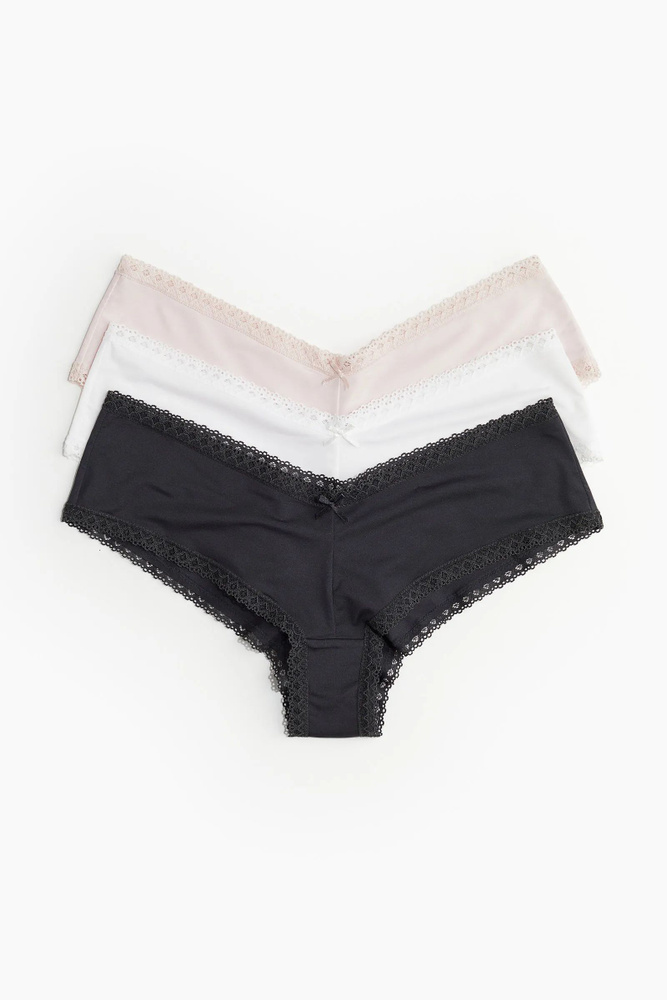 Комплект трусов хипстеры H&M Ladies Briefs, 3 шт #1