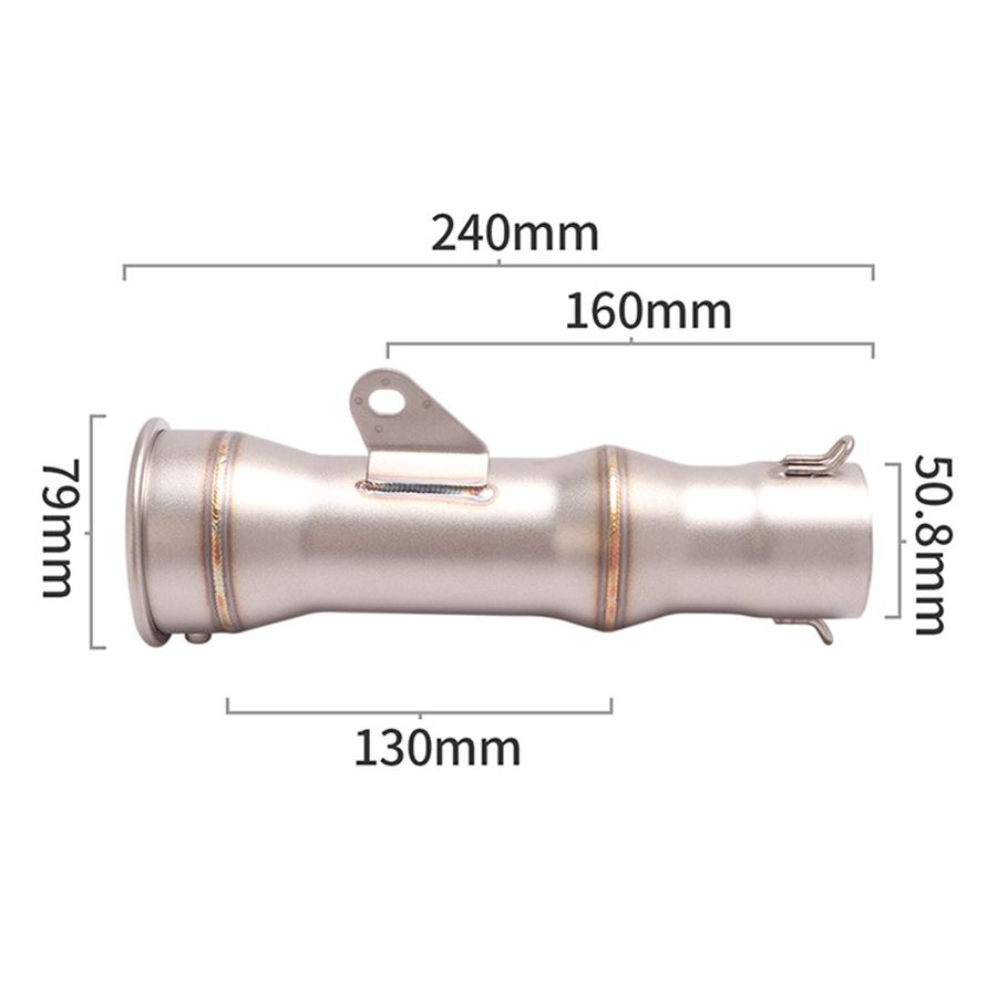 Универсальный 38-51 мм Глушитель Для Выхлопной Трубы Мотоцикла, Модифицированный Глушитель  #1